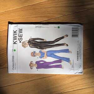 Kwik Sew Sewing Pattern #3103 Girl's Unitard Size 4-7 Uncut Unopened